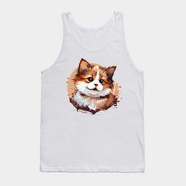 Cute pet, funny pet, boss pet, pirate pet, gangster pet, lovely pet. Tank Top by NCT ART